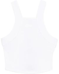 WRSTBHVR - Anitra Geribbelde Tanktop - Lyst