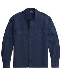 Ralph Lauren - Herringbone Garment-Dyed Shirt - Lyst