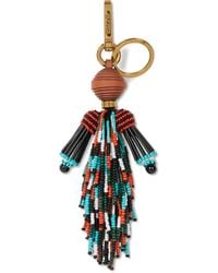 Etro - Beaded Tassel Keyring - Lyst