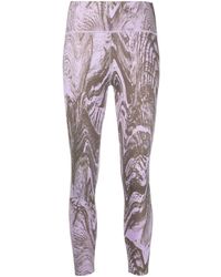 adidas By Stella McCartney - 7/8 Abstract-print leggings - Lyst