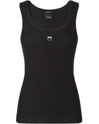 Pinko - Logo-Detail Top - Lyst