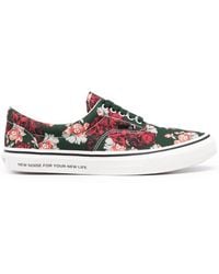 Undercover - Floral-print Low-top Sneakers - Lyst