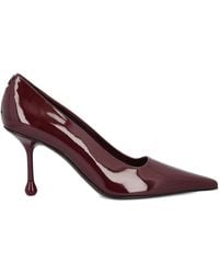 Jimmy Choo - Zapatos de piel con puntera en punta y tacón de 80 mm - Lyst