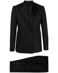 Emporio Armani - Traje de vestir de falda y chaqueta con doble botonadura - Lyst