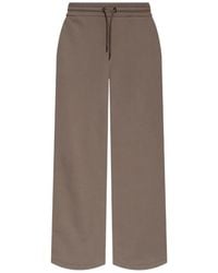 Emporio Armani - Drawstring Embroidered Sweatpants - Lyst