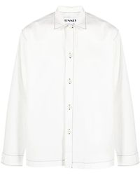 Sunnei - Camisa con costuras en contraste - Lyst