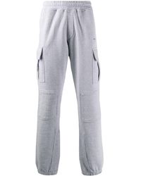 Off-White c/o Virgil Abloh Utility-pocket Track Trousers - Gray
