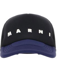 Marni - Baseballkappe Mit Print - Lyst