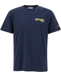 MC2 Saint Barth - Graphic-Print Logo-Embroidered T-Shirt - Lyst