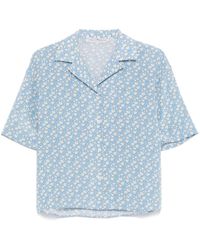 Ermanno Scervino - Overhemd Met Bloemenprint - Lyst