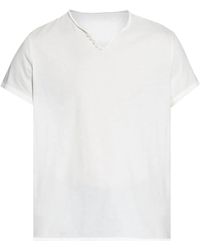 Zadig & Voltaire - T-Shirt Mit Henley-Kragen - Lyst