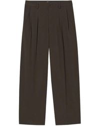 Closed - Pleated Wide-Leg Trousers - Lyst