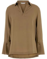 Max Mara - Vネック ブラウス - Lyst