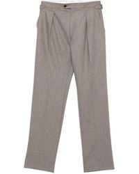 Fursac - Virgin Wool Straight-Leg Trousers - Lyst