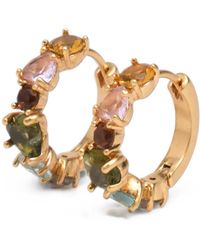 Bimba Y Lola - Boucles D'Oreilles Pendantes À Cristaux Médium - Lyst