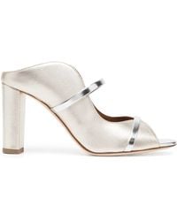 Malone Souliers - Slip-On Peep-Toe Sandals - Lyst