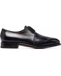 Ferragamo - Ferragamo Almond-Toe Lace-Up Derby Shoes - Lyst