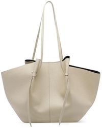 Yuzefi - Large Mochi Pebble-Grain Leather Tote Bag - Lyst
