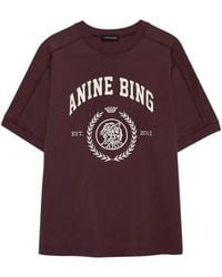Anine Bing - Jaylin T-Shirt Collegiate - Lyst