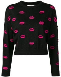 Alice + Olivia Pull Lips - Noir