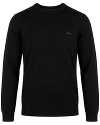 Harmont & Blaine - Logo-Embroidered Crew-Neck Sweater - Lyst