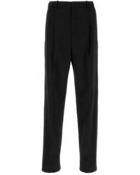 Saint Laurent - Klassische Wollhose - Lyst