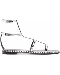Giuseppe Zanotti - Bellatriks Flat Thong Sandals - Lyst