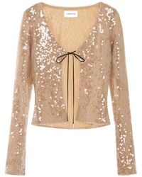 16Arlington - Elin Sequin-Embellished Cardigan - Lyst