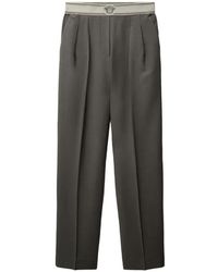 Versace - Wool-Mohair Pants - Lyst