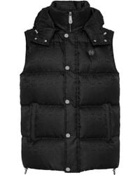 Philipp Plein - Monogram Quilted Down Gilet - Lyst
