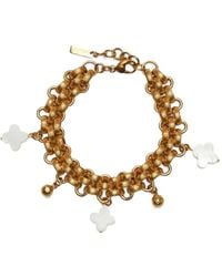 Labelled Jewellery - Mila Chain-Link Clover Bracelet - Lyst