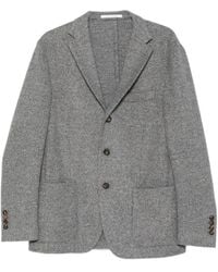 Eleventy - Single-Breasted Notched-Lapel Blazer - Lyst