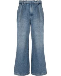 ARMARIUM - Bootcut Pleated Jeans - Lyst