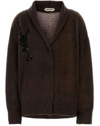 Alberta Ferretti - Cárdigan con detalle floral - Lyst