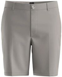 BOSS - Pantalones Cortos Con Botones - Lyst