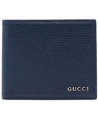 Gucci - Logo-lettering Bi-fold Wallet - Lyst