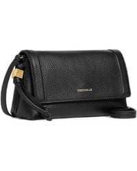 Coccinelle - Mini Thess Grained Leather Shoulder Bag - Lyst