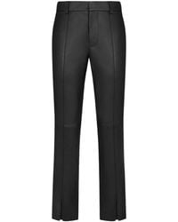 Blazé Milano - Smiley Panelled Leather Trousers - Lyst
