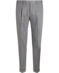 PT Torino - Broek Met Geplooide Cuffs - Lyst