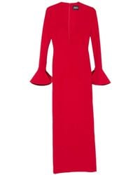 Solace London - Hutton V-Neck Maxi Dress - Lyst