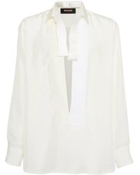 DSquared² - X Magliano シルクシャツ - Lyst