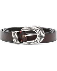 Eleventy - Ribbed-buckle Belt - Lyst