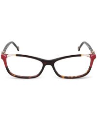 Carolina Herrera - Rectangle-Frame Glasses - Lyst