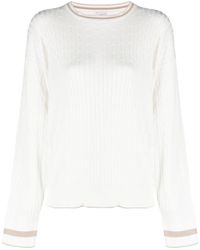 Eleventy - Cable-knit Jumper - Lyst