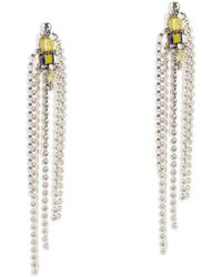 Dries Van Noten - Embellished Drop Earrings - Lyst