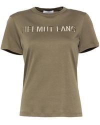 Helmut Lang - Camiseta slim con logo - Lyst