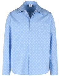 CASABLANCA - Monogram-Pattern Pocket Shirt - Lyst