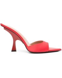 The Attico - 100Mm Pointed-Toe Sandals - Lyst