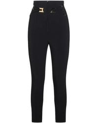 Elisabetta Franchi - Hardware-Detail Trousers - Lyst