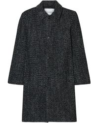 Closed - Herringbone-Pattern Coat - Lyst
